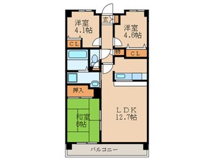 ア－バンドエル大曽根東の物件間取画像